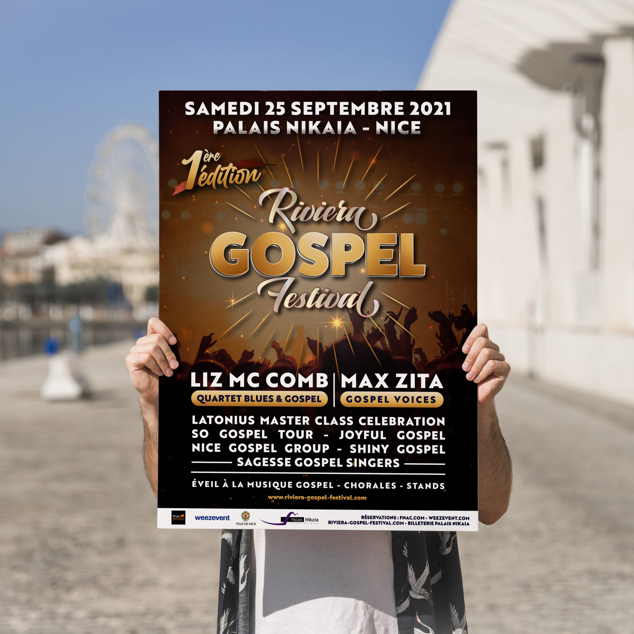 affiche riviera gospel festival